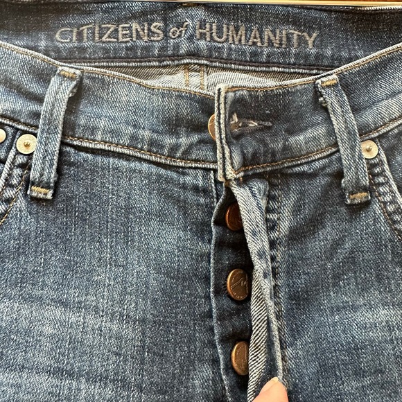 Citizens of Humanity Dylan Relaxed Boy High Rise Button Fly Denim Jeans Sz 26 - Picture 6 of 16